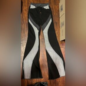Fashion Nova Flared Black Jeans